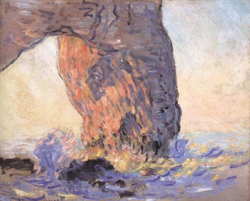 Claude Monet Waves at the Manneporte Spain oil painting art